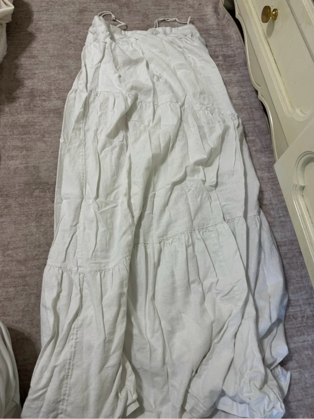 Abercrombie & fitch tiered maxi dress size medium